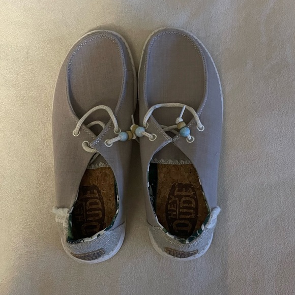 Hey Dude Wendy Fringe Rose Size 8 - Picture 2 of 4